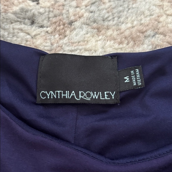 Cynthia Rowley purple Long Sleeve Dress size Medium - Picture 5 of 8